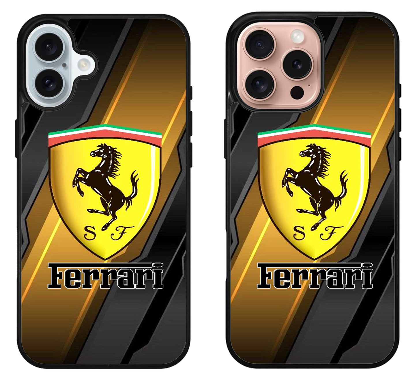 Ferrari Logo Style iPhone 16 | 16 Plus | 16 Pro | 16 Pro Max Case