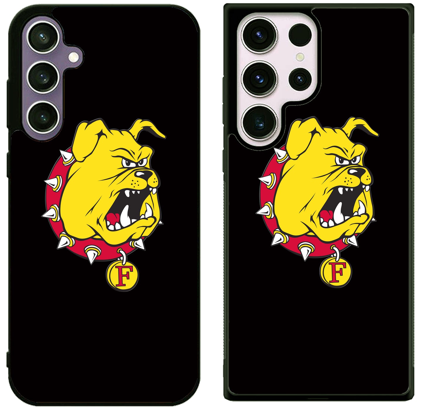 Ferris State Bulldogs Black Samsung Galaxy S25 | S25 Edge | S25 FE | S25 Plus | S25 Ultra Case