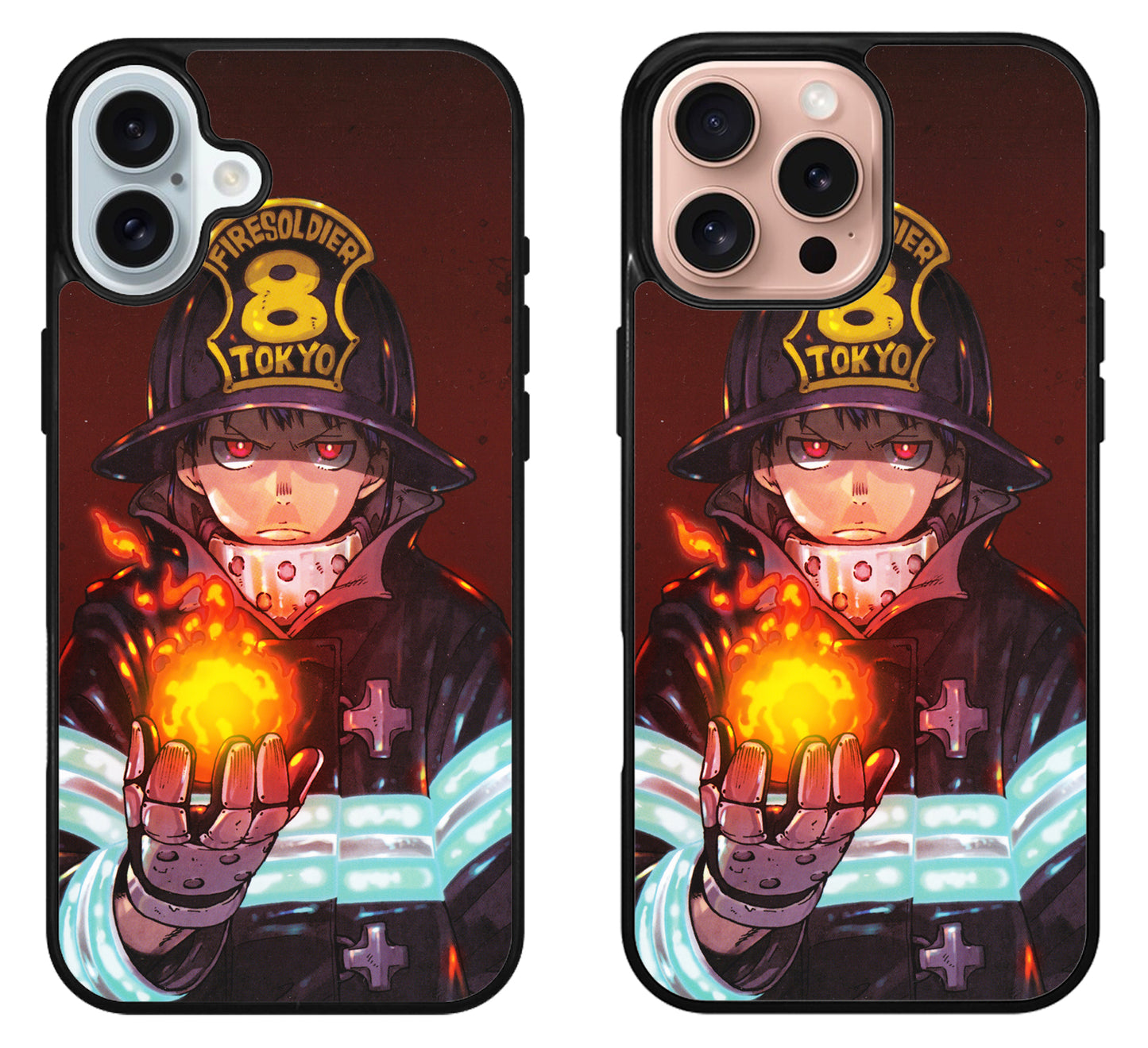 Fire Force Soldier iPhone 16 | 16 Plus | 16 Pro | 16 Pro Max Case