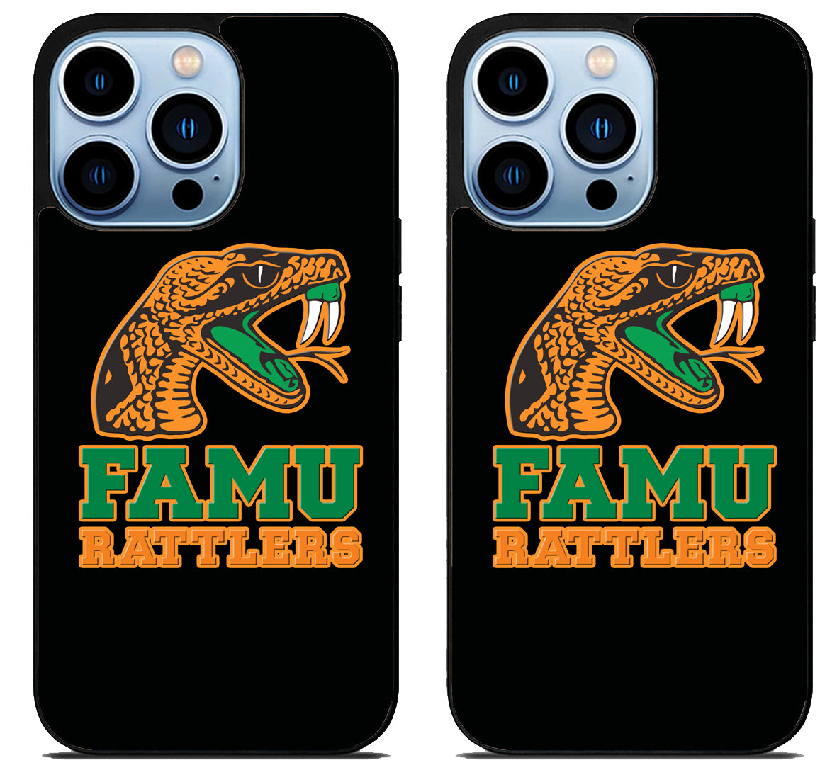 Florida A&M Rattlers Black iPhone 15 Pro | iPhone 15 Pro Max Case