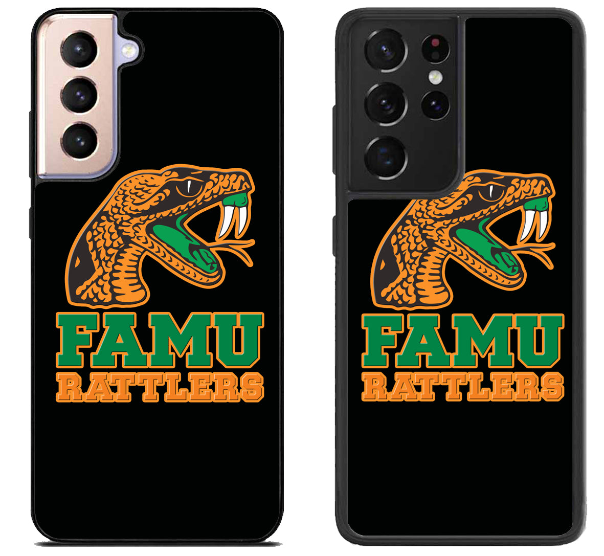 Florida A&M Rattlers Black Samsung Galaxy S21 | S21 FE | S21+ | S21 Ultra Case