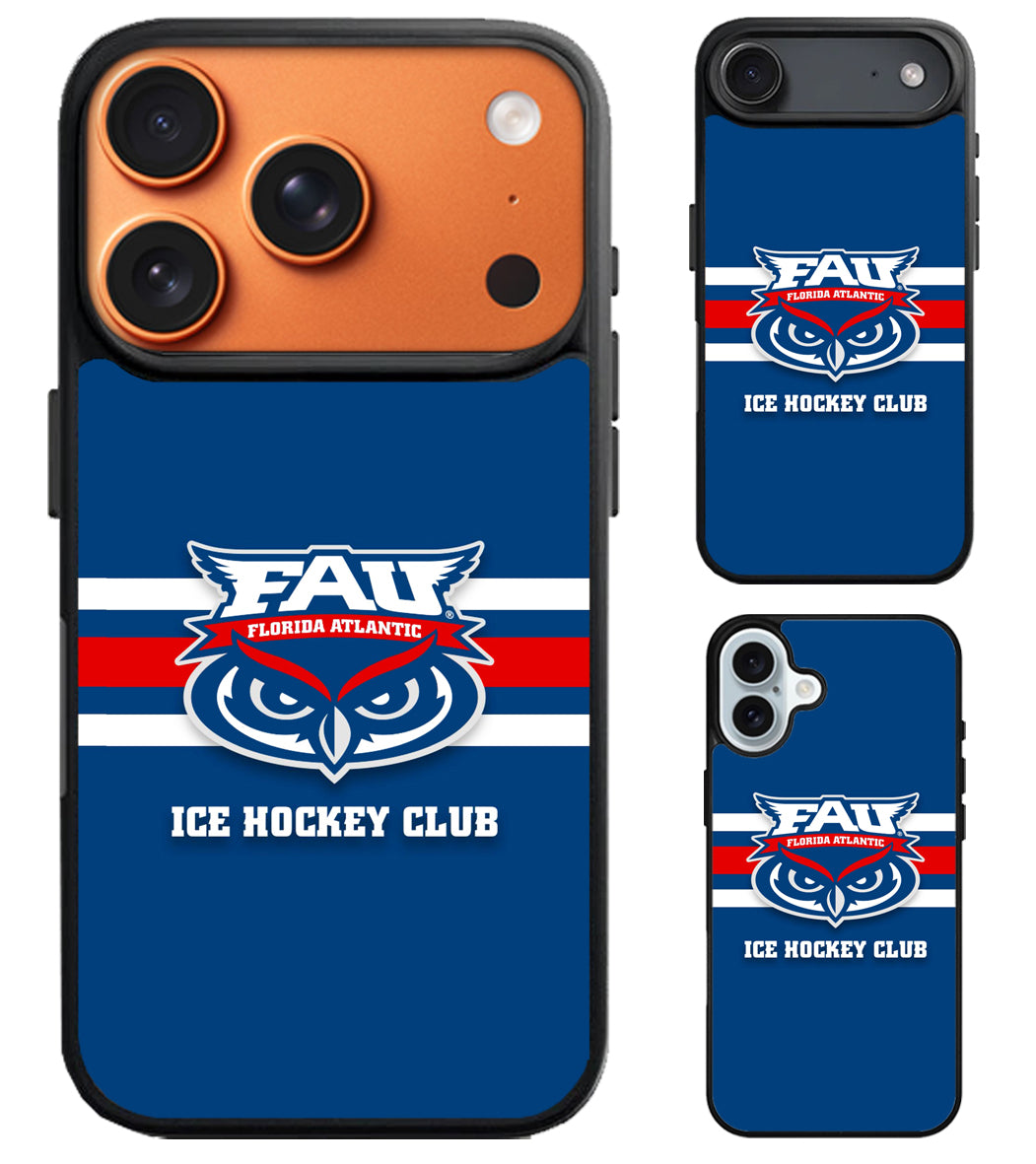 Florida Atlantic Owls Ice Hockey iPhone Air | iPhone 17 | 17 Pro | 17 Pro Max Case