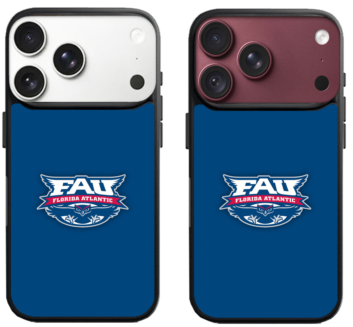 Florida Atlantic Owls Logo Blue iPhone 18 Pro | 18 Pro Max Case