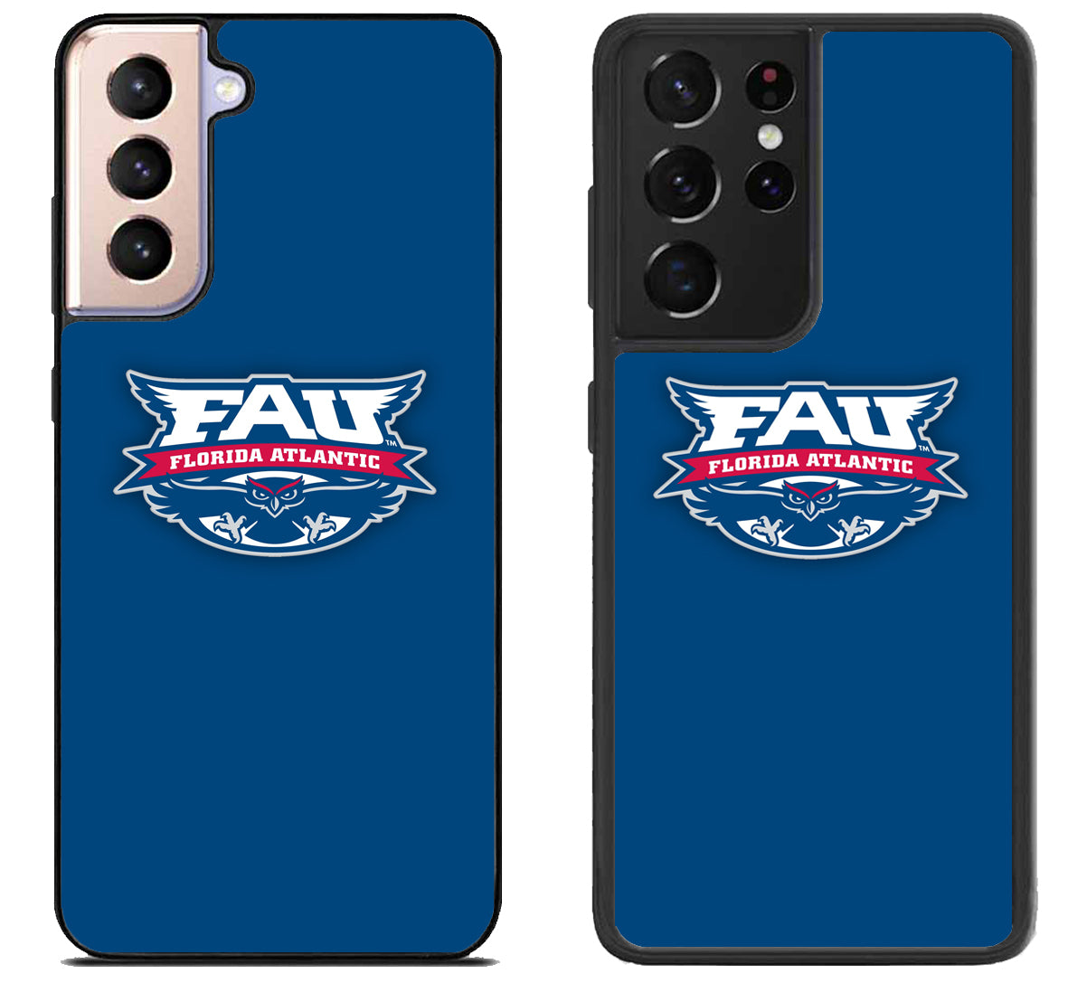 Florida Atlantic Owls Logo Blue Samsung Galaxy S21 | S21 FE | S21+ | S21 Ultra Case
