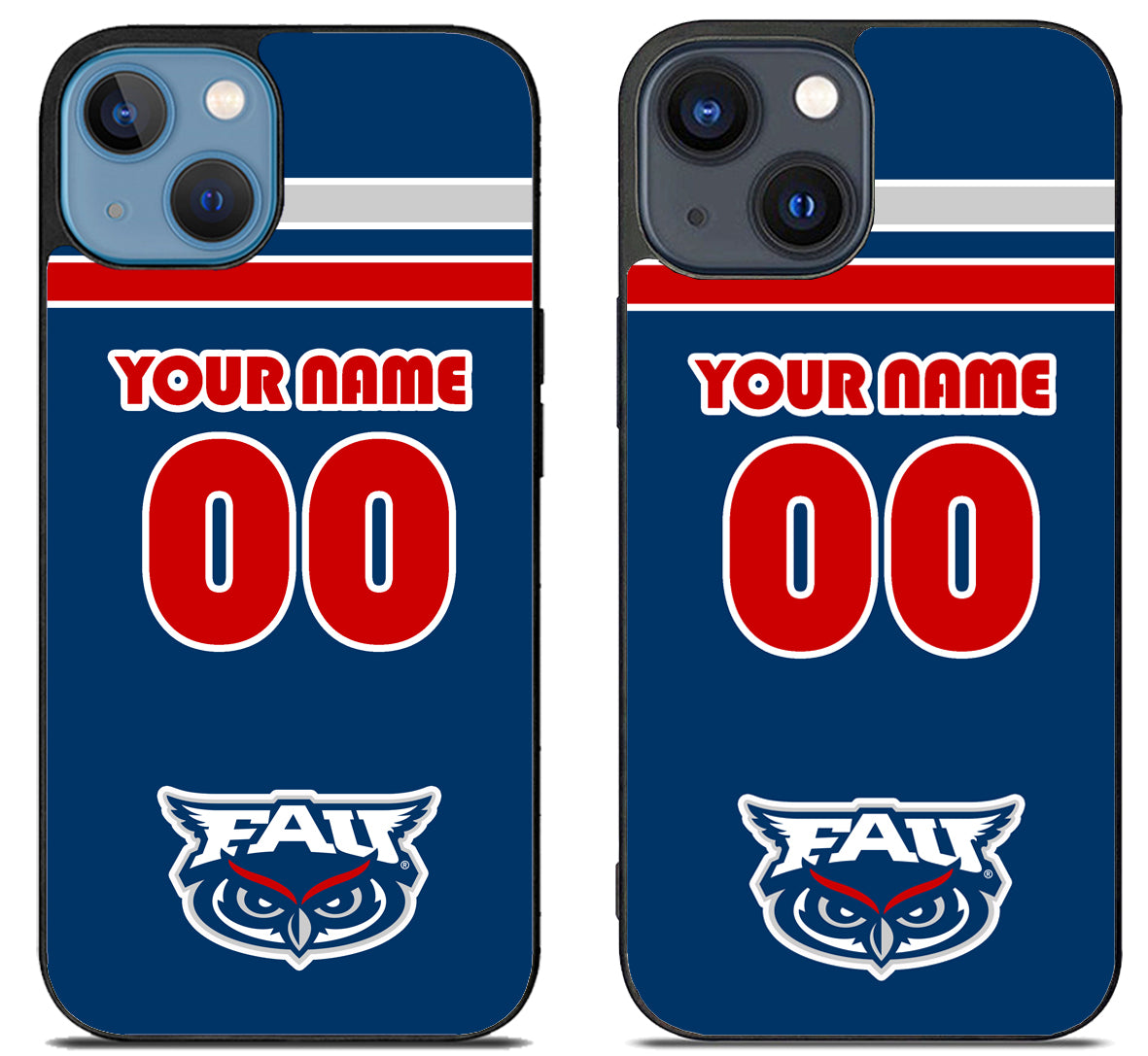 Custom Personalized Florida Atlantic Owls iPhone 15 | iPhone 15 Plus Case
