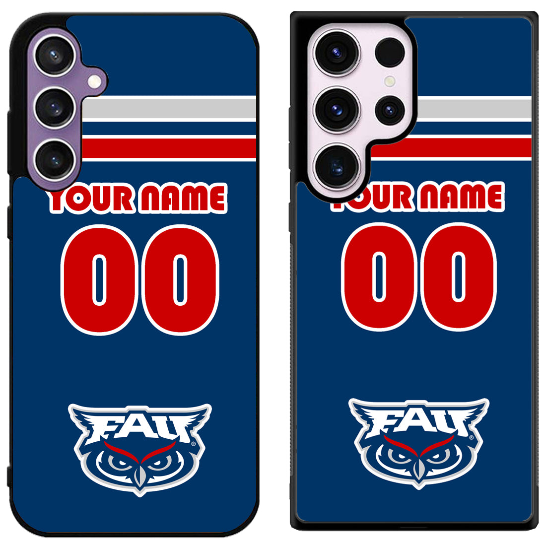 Custom Personalized Florida Atlantic Owls Samsung Galaxy S24 | S24+ | S24 Ultra Case