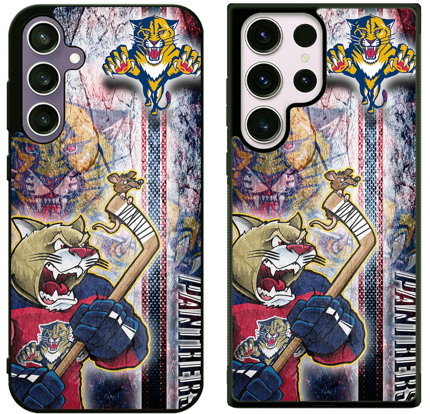 Florida Panthers Background Samsung Galaxy S25 | S25 Edge | S25 FE | S25 Plus | S25 Ultra Case