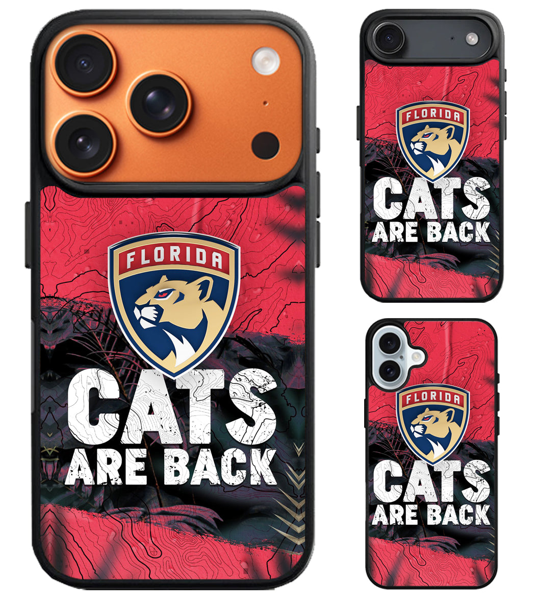Florida Panthers Cats Are Back iPhone Air | iPhone 17 | 17 Pro | 17 Pro Max Case
