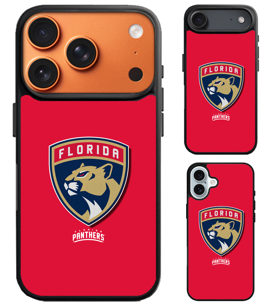 Florida Panthers Red iPhone Air | iPhone 17 | 17 Pro | 17 Pro Max Case
