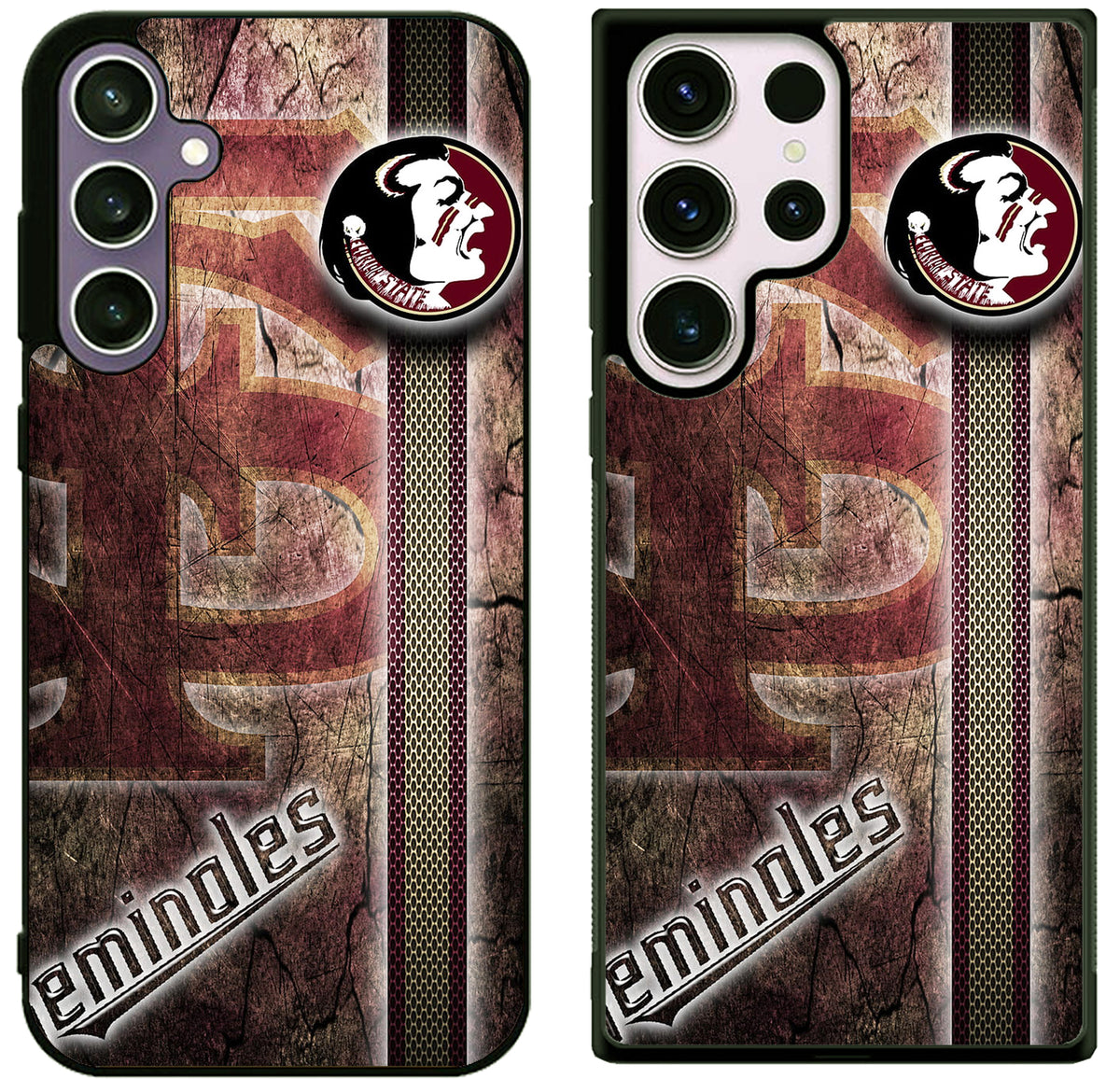 Florida State Seminoles Artwork Samsung Galaxy S25 | S25 Edge | S25 FE | S25 Plus | S25 Ultra Case