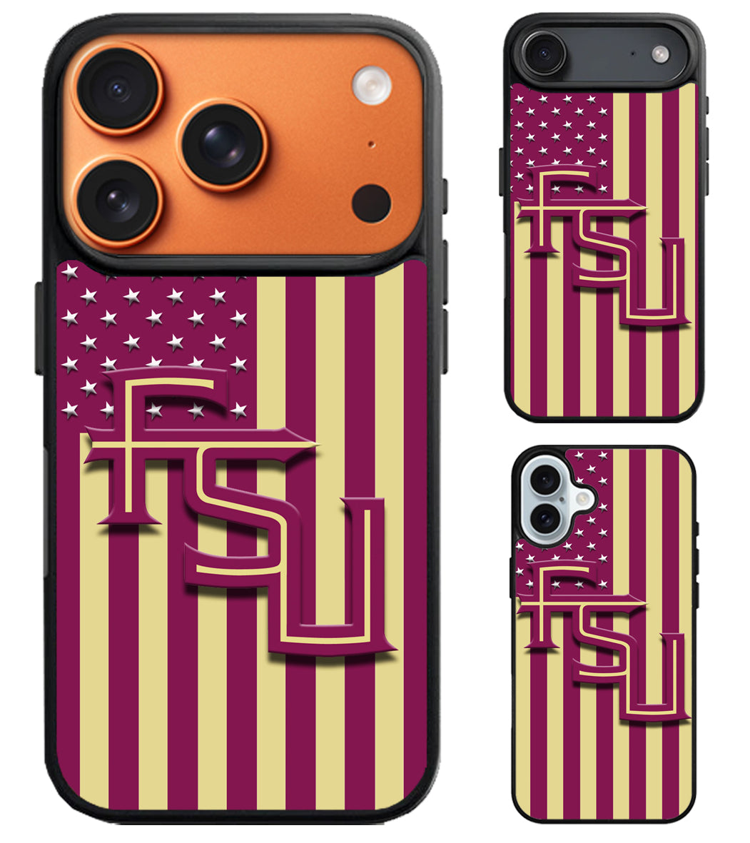 Florida State Seminoles Flag iPhone Air | iPhone 17 | 17 Pro | 17 Pro Max Case