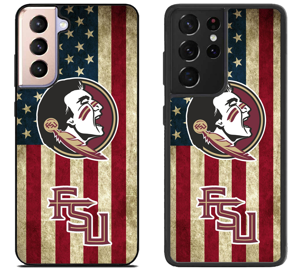 Florida State Seminoles Logo Flag Samsung Galaxy S21 | S21 FE | S21+ | S21 Ultra Case