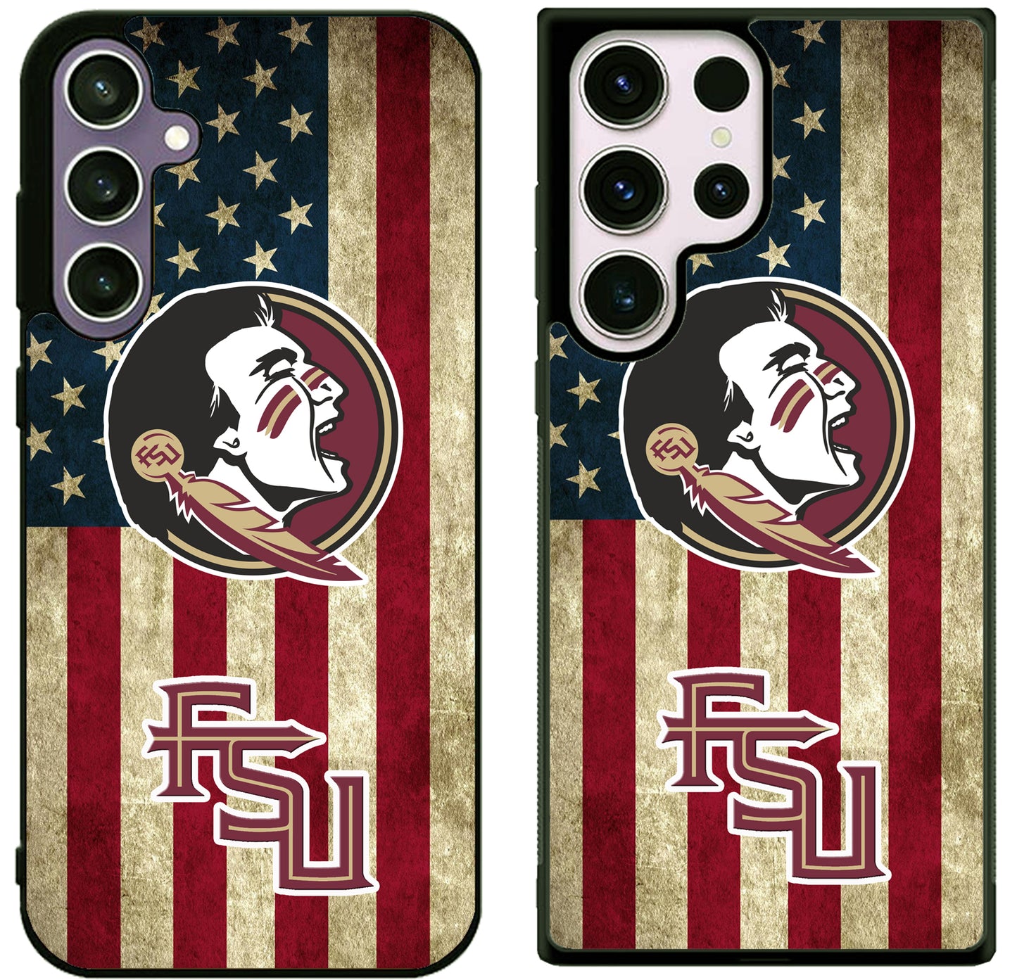 Florida State Seminoles Flag Samsung Galaxy S25 | S25 Edge | S25 FE | S25 Plus | S25 Ultra Case