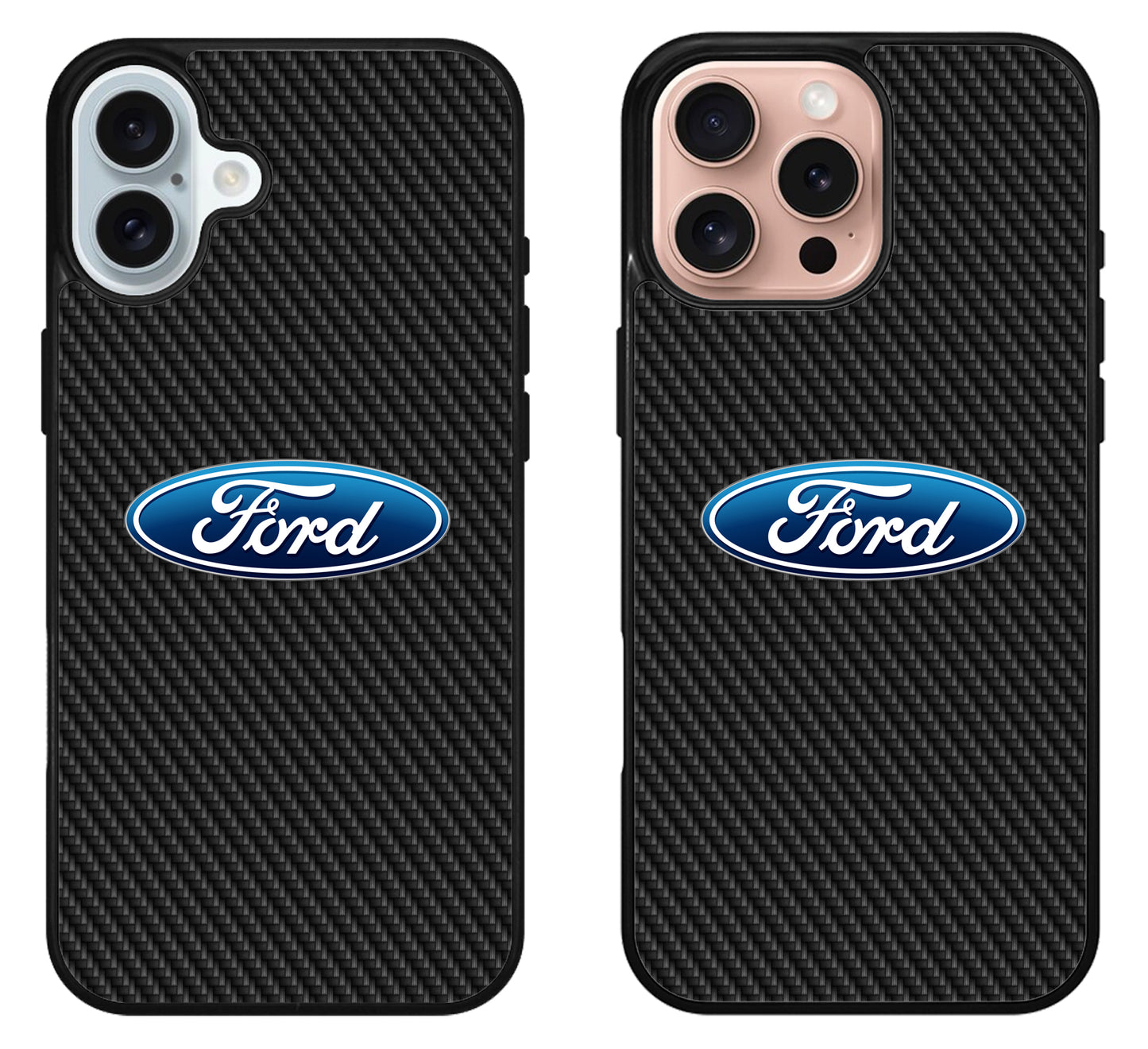 Ford Logo Carbon iPhone 16 | 16 Plus | 16 Pro | 16 Pro Max Case