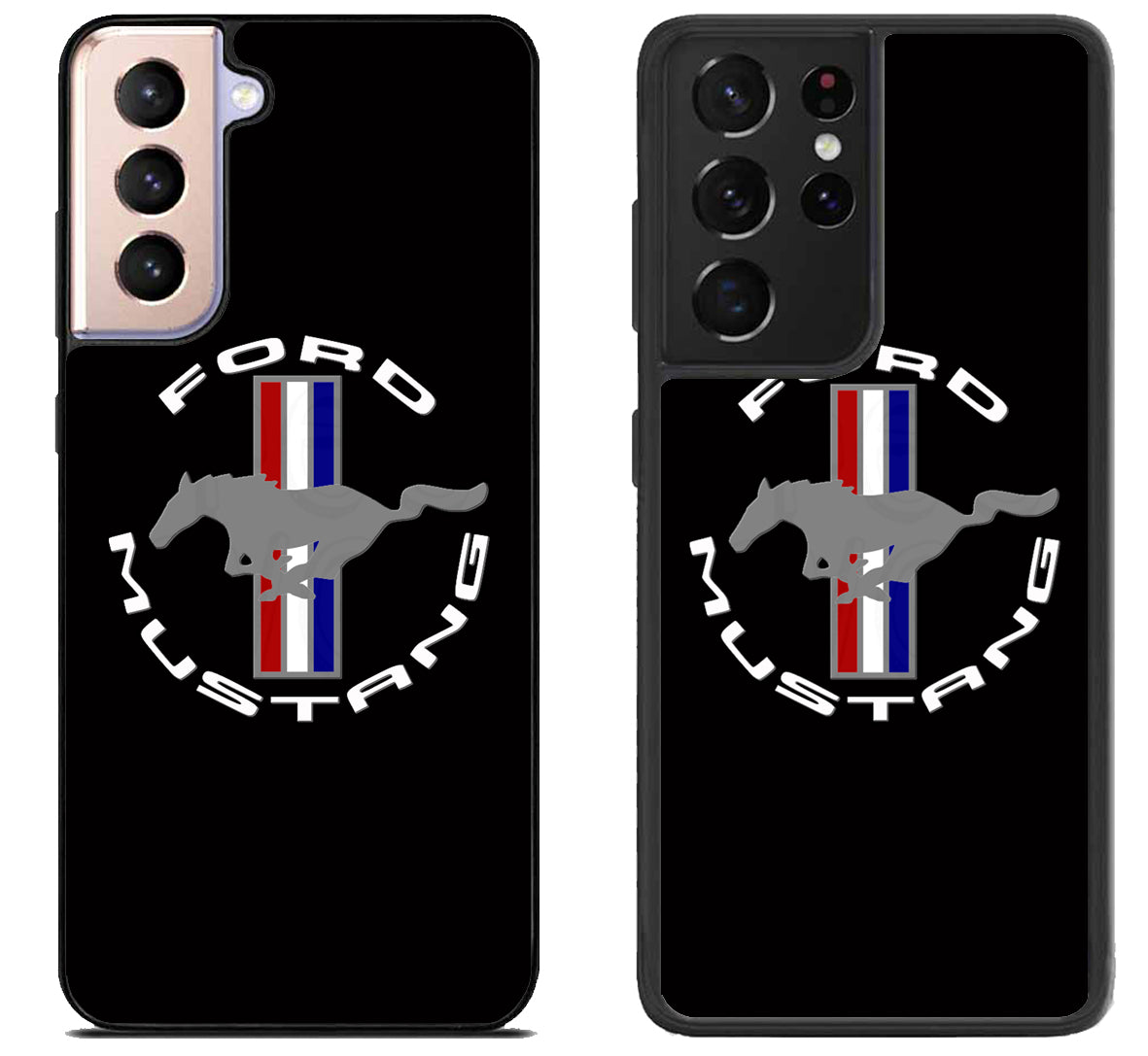 Ford Mustang Black Samsung Galaxy S21 | S21 FE | S21+ | S21 Ultra Case