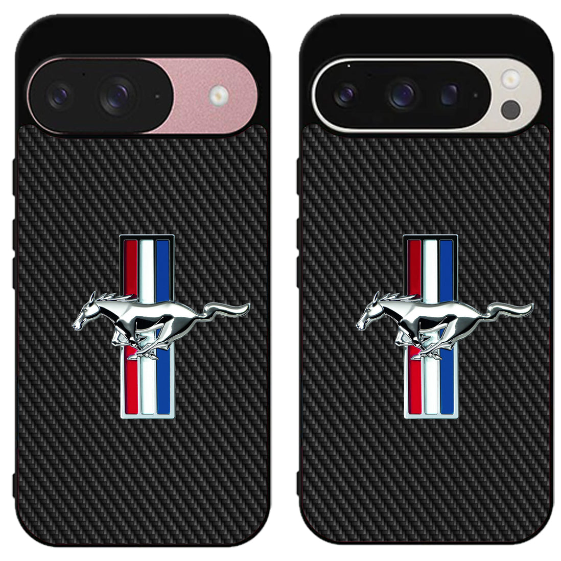 Ford Mustang Carbon Logo Google Pixel 9 | 9 Pro | 9 Pro XL Case