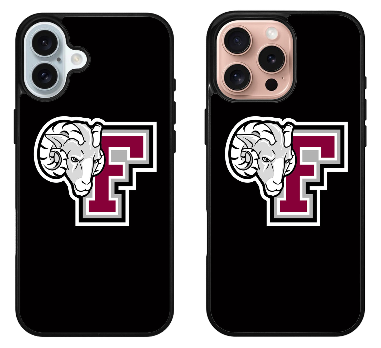 Fordham Rams Black iPhone 16 | 16 Plus | 16 Pro | 16 Pro Max Case