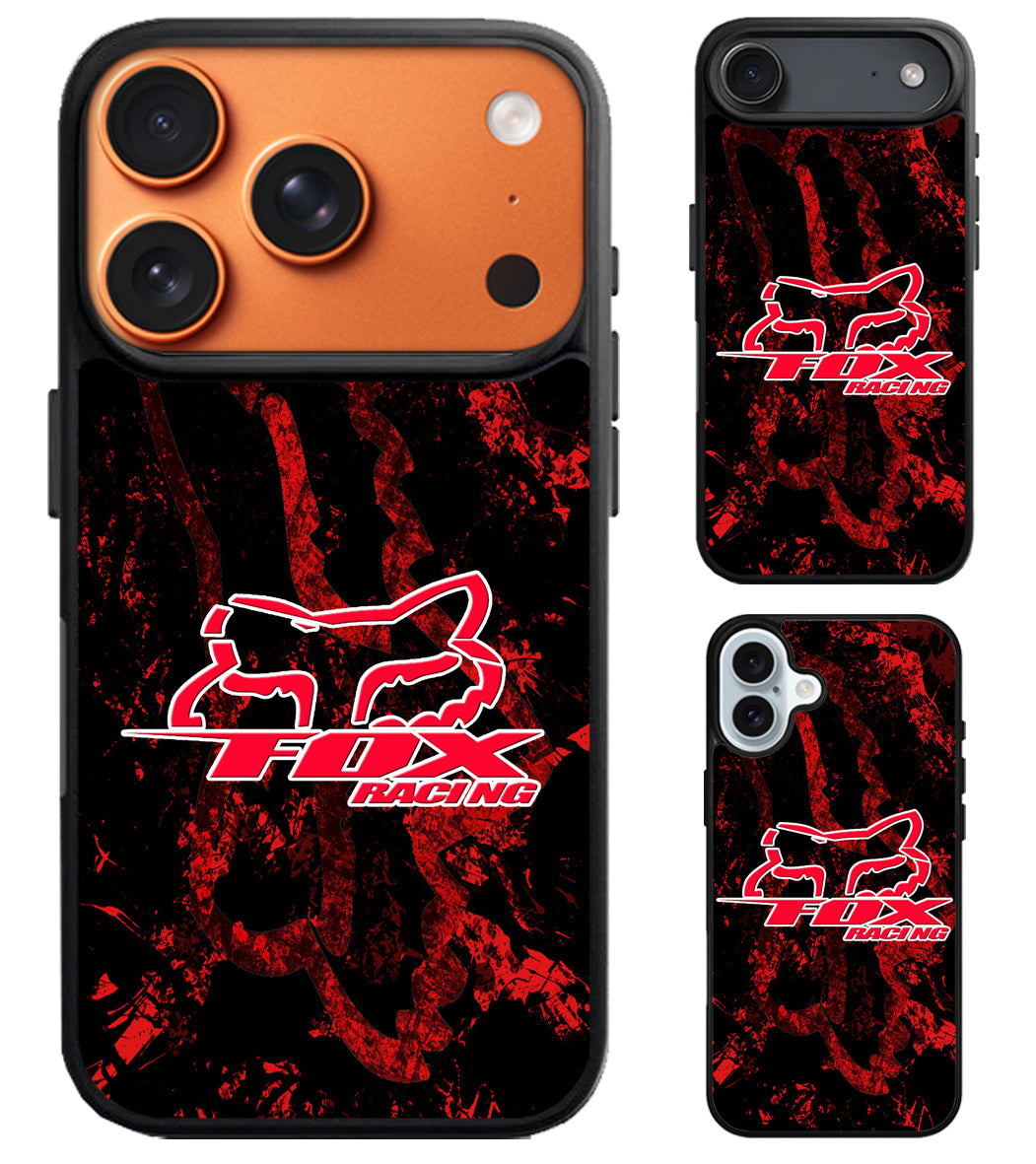 Fox Racing Red iPhone Air | iPhone 17 | 17 Pro | 17 Pro Max Case
