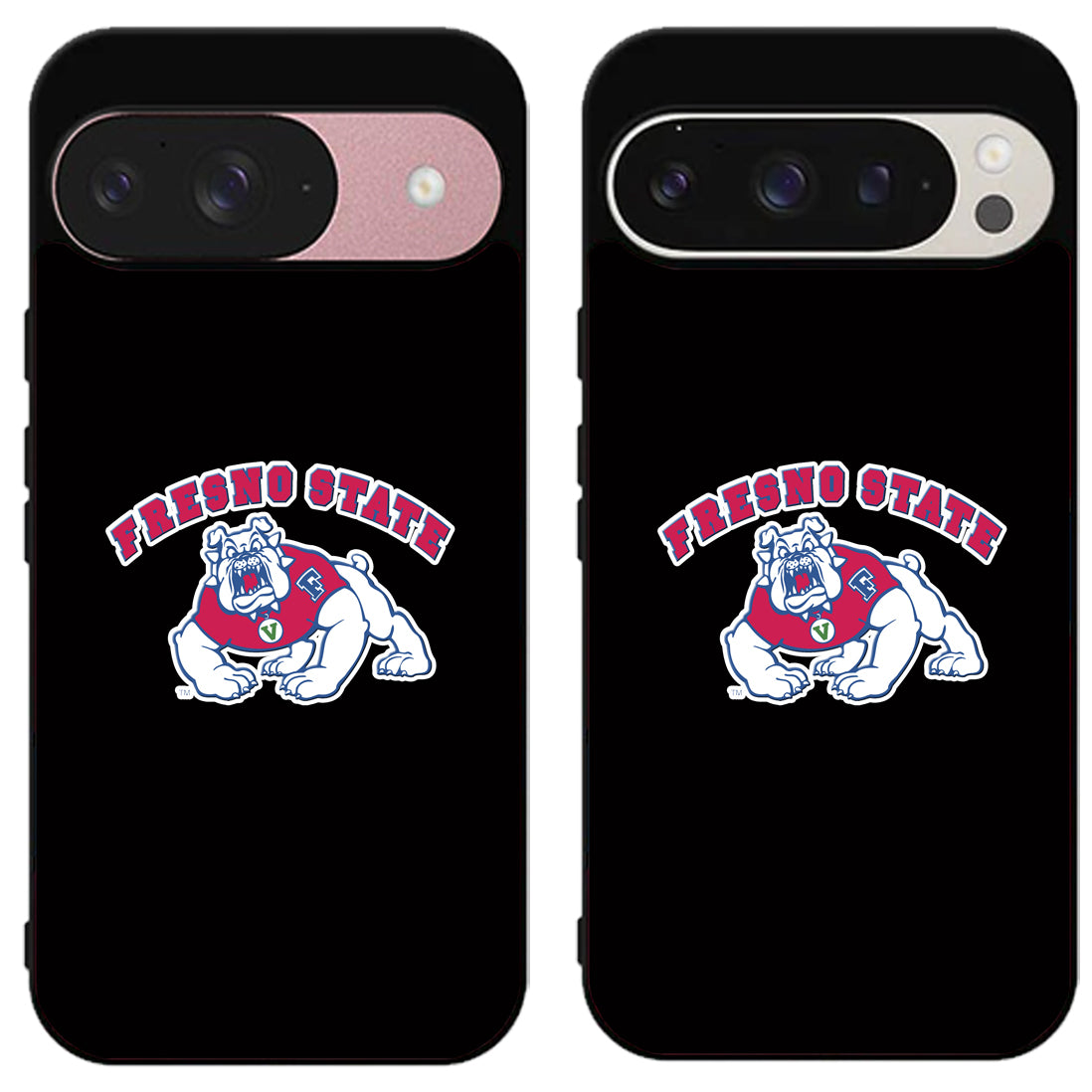 Fresno State Bulldogs Black Google Pixel 9 | 9 Pro | 9 Pro XL Case