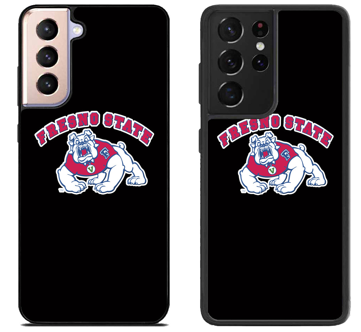 Fresno State Bulldogs Black Samsung Galaxy S21 | S21 FE | S21+ | S21 Ultra Case