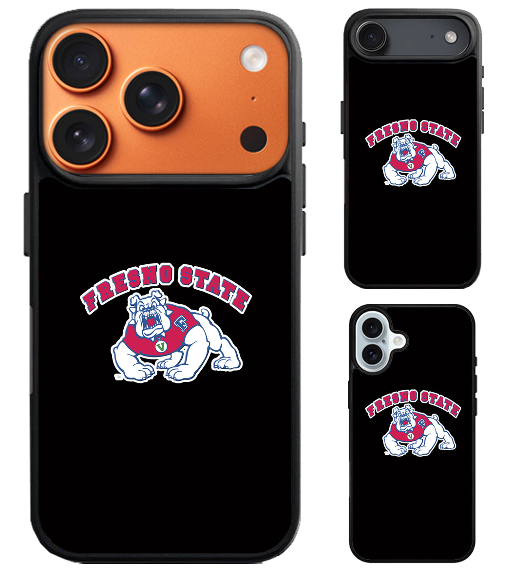 Fresno State Bulldogs Black iPhone Air | iPhone 17 | 17 Pro | 17 Pro Max Case