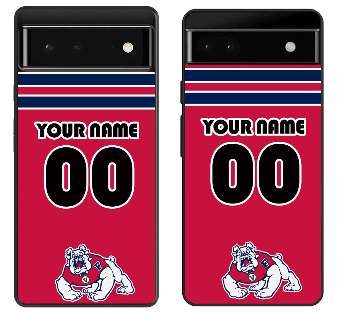 Custom Personalized Fresno State Bulldogs Google Pixel 6 | 6A | 6 Pro Case