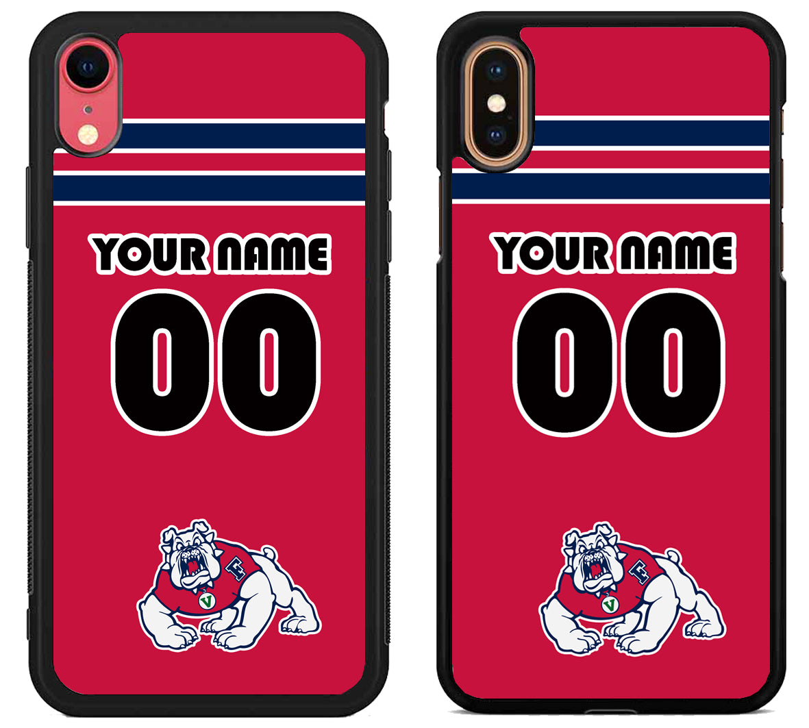 Custom Personalized Fresno State Bulldogs iPhone X | Xs | Xr | Xs Max Case