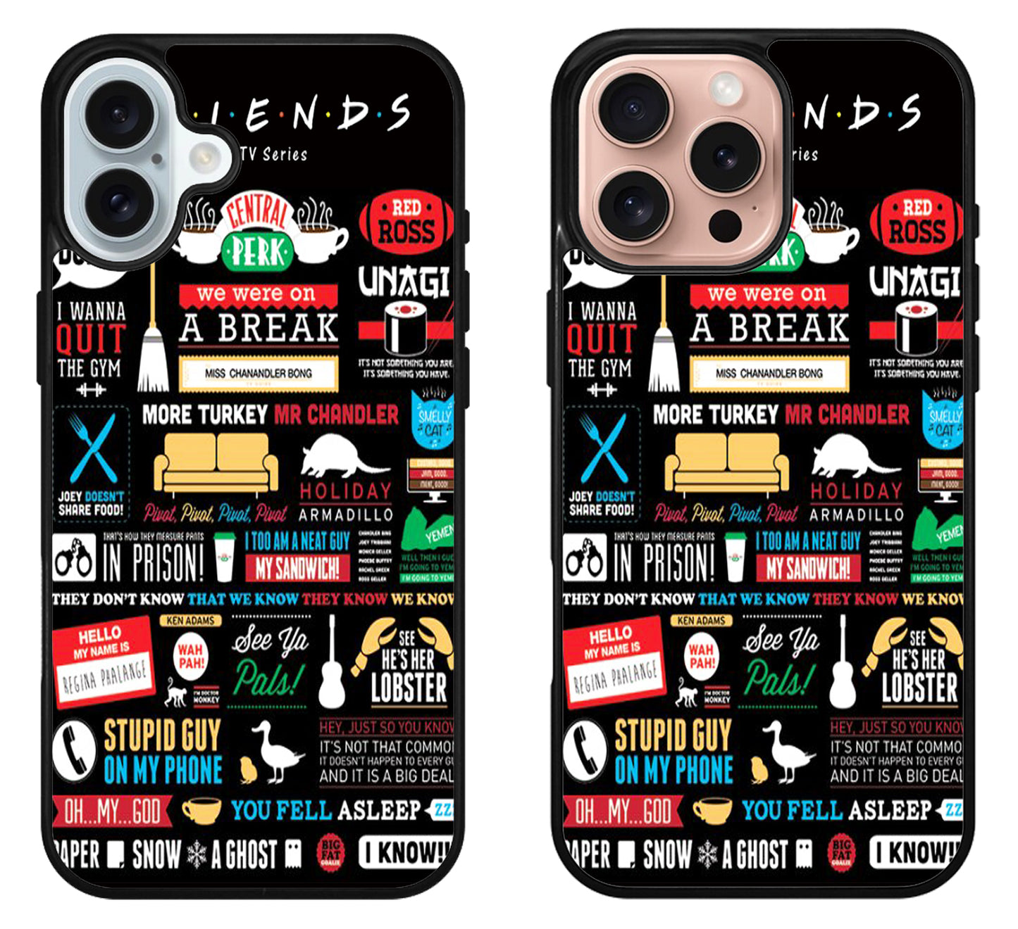 Friends Funny TV Show iPhone 16 | 16 Plus | 16 Pro | 16 Pro Max Case