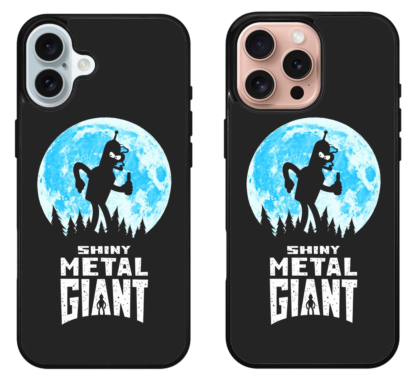 Futurama Bender Metal Giants iPhone 16 | 16 Plus | 16 Pro | 16 Pro Max Case