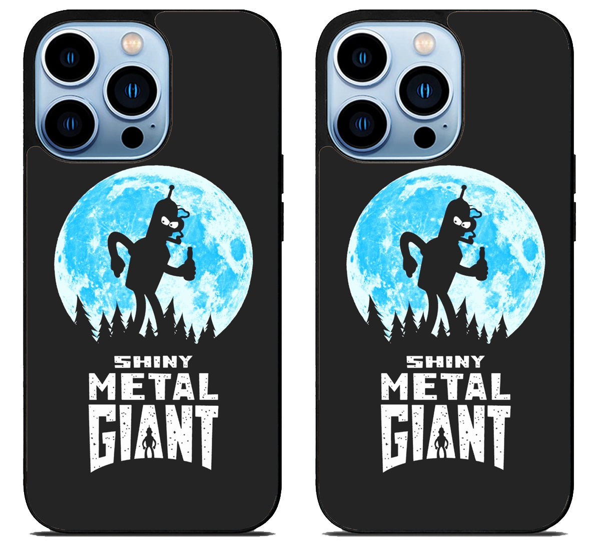 Futurama Bender Metal Giants iPhone 15 Pro | iPhone 15 Pro Max Case
