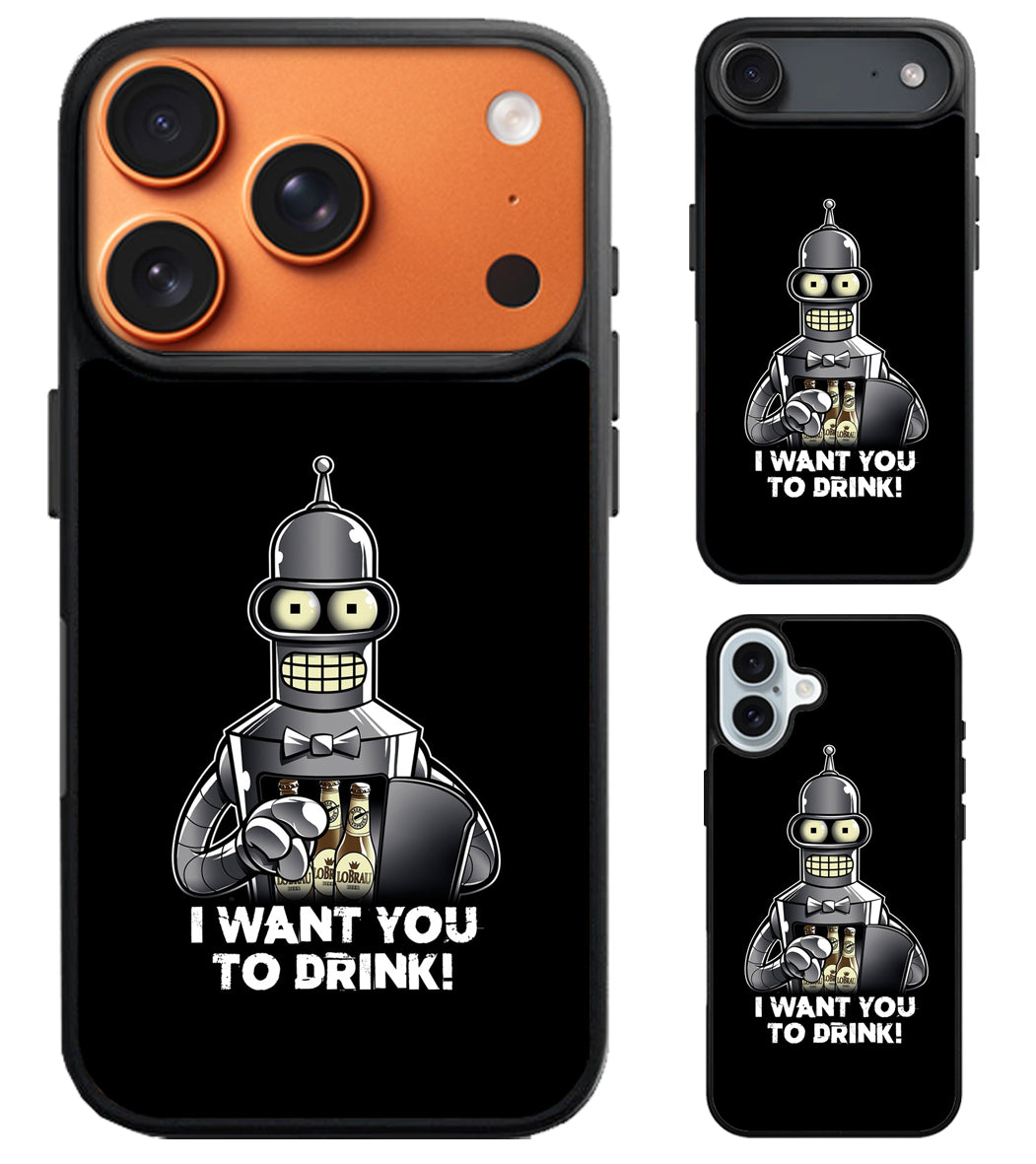 Futurama Want to Drink iPhone Air | iPhone 17 | 17 Pro | 17 Pro Max Case