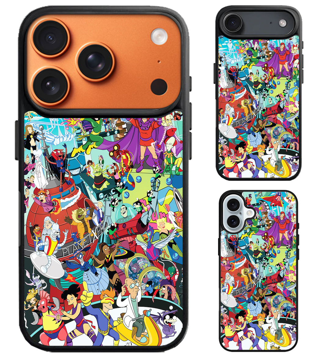 Futurama X Planet iPhone Air | iPhone 17 | 17 Pro | 17 Pro Max Case