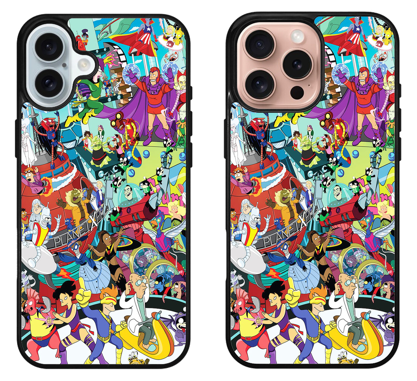 Futurama X Planet iPhone 16 | 16 Plus | 16 Pro | 16 Pro Max Case