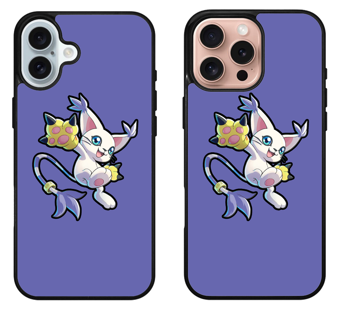Gatomon Digimon Stylish iPhone 16 | 16 Plus | 16 Pro | 16 Pro Max Case