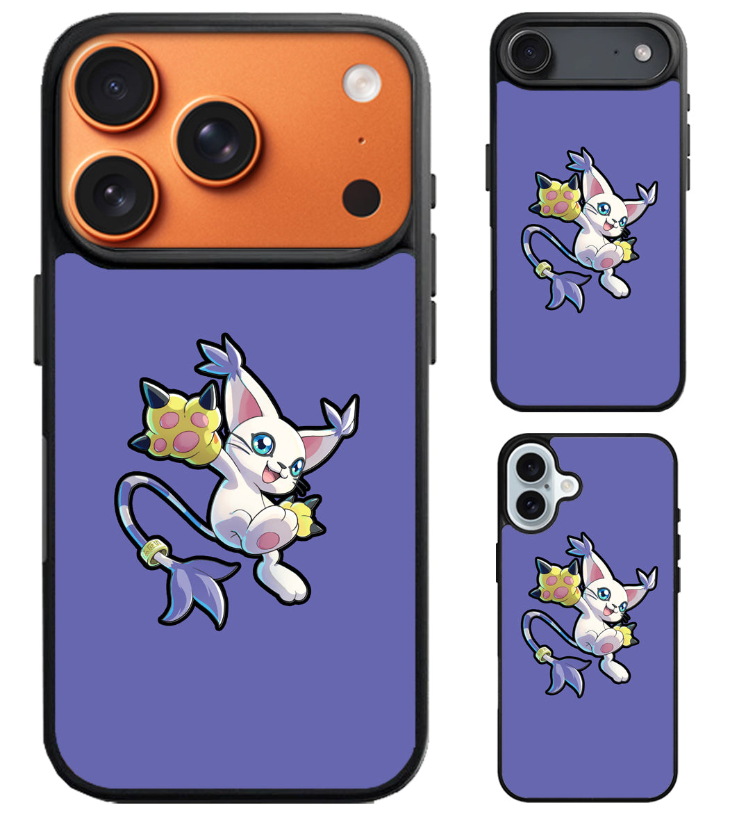 Gatomon Digimon Stylish iPhone Air | iPhone 17 | 17 Pro | 17 Pro Max Case