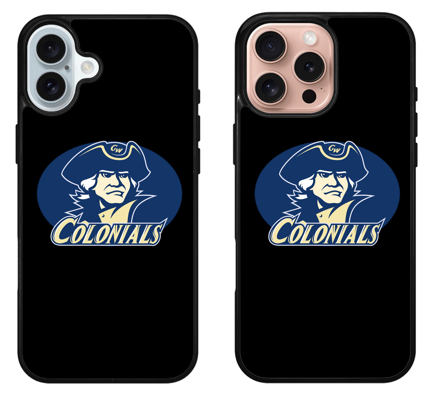 George Washington Colonials Black iPhone 16 | 16 Plus | 16 Pro | 16 Pro Max Case