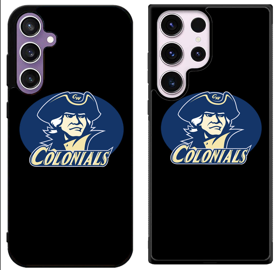 George Washington Colonials Black Samsung Galaxy S24 | S24+ | S24 Ultra Case