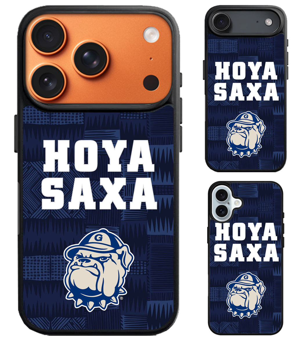 Georgetown Hoyas Saxa iPhone Air | iPhone 17 | 17 Pro | 17 Pro Max Case