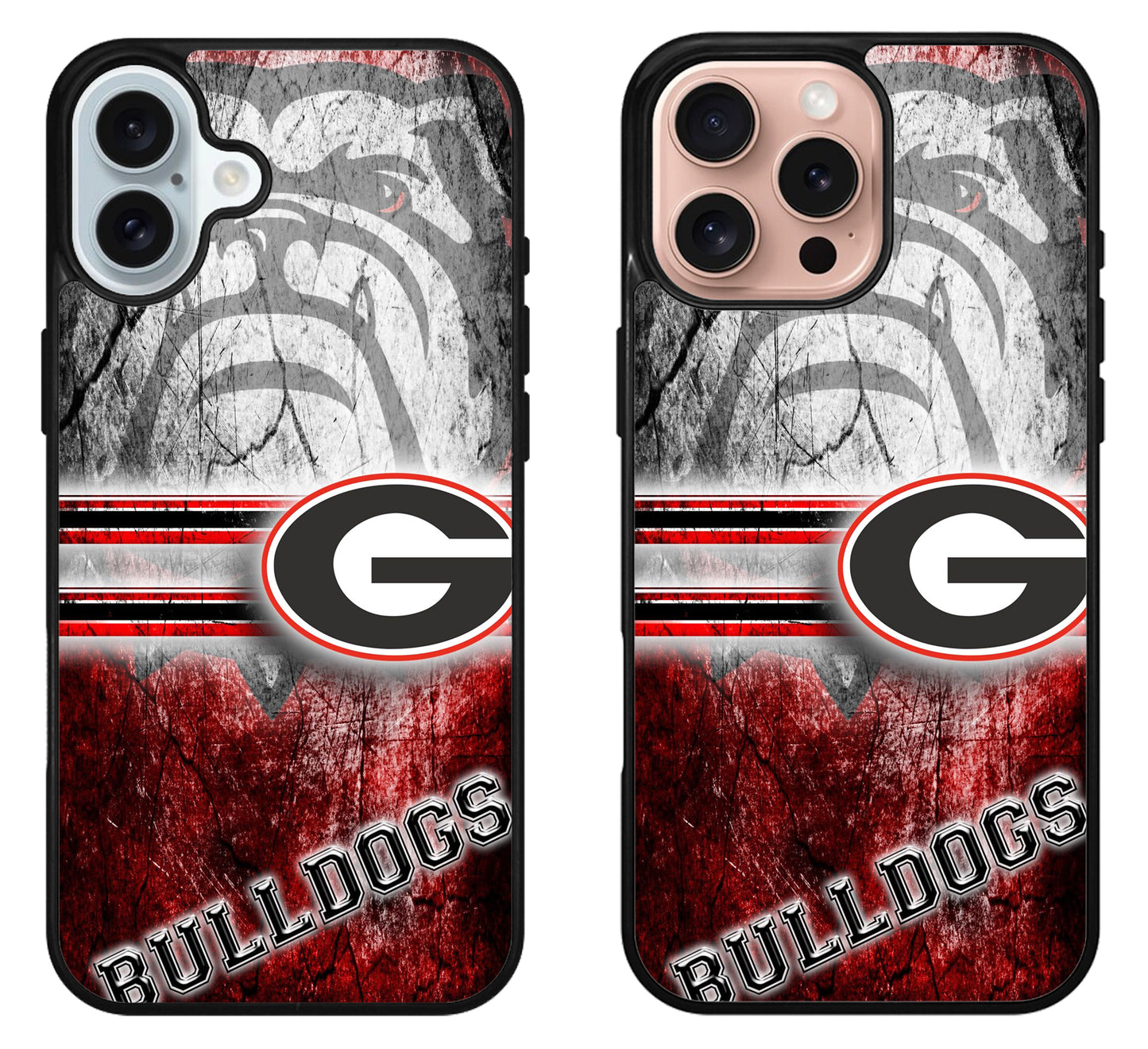 Georgia Bulldogs Background iPhone 16 | 16 Plus | 16 Pro | 16 Pro Max Case