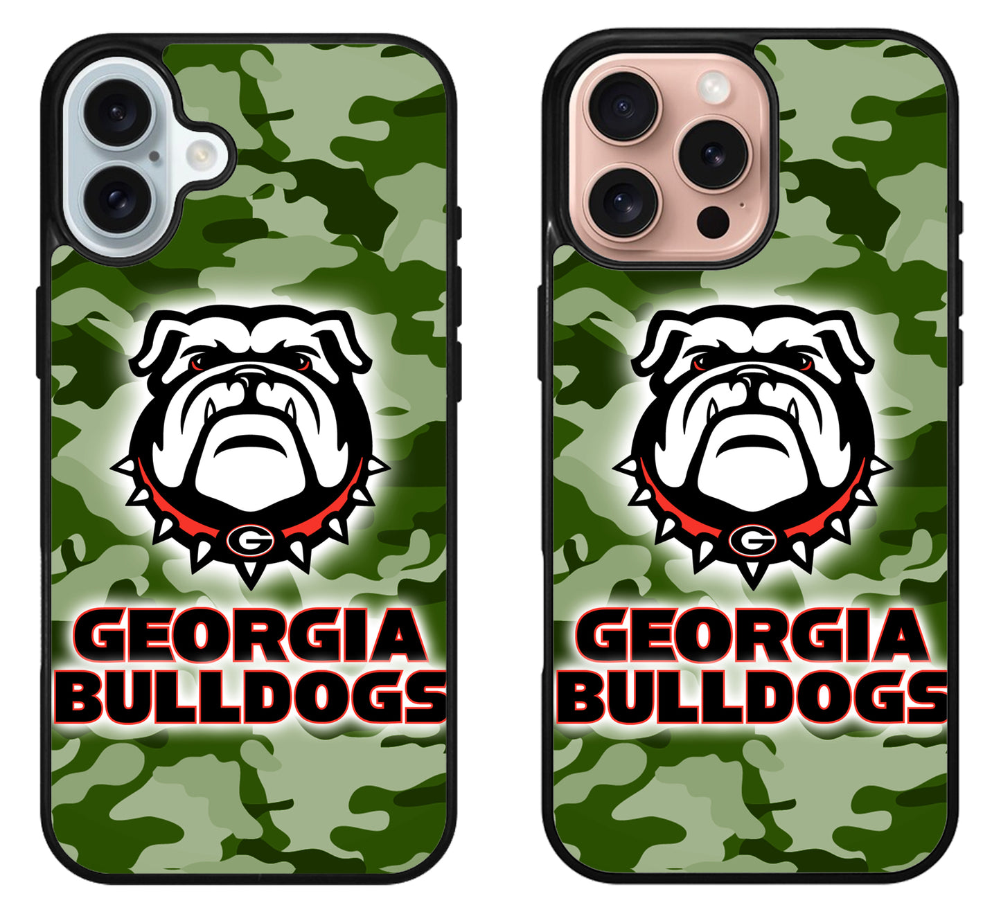 Georgia Bulldogs Camo iPhone 16 | 16 Plus | 16 Pro | 16 Pro Max Case