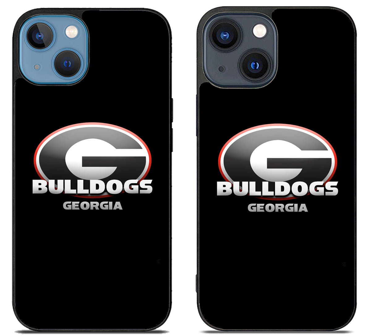Georgia Bulldogs Logo Black iPhone 15 | iPhone 15 Plus Case