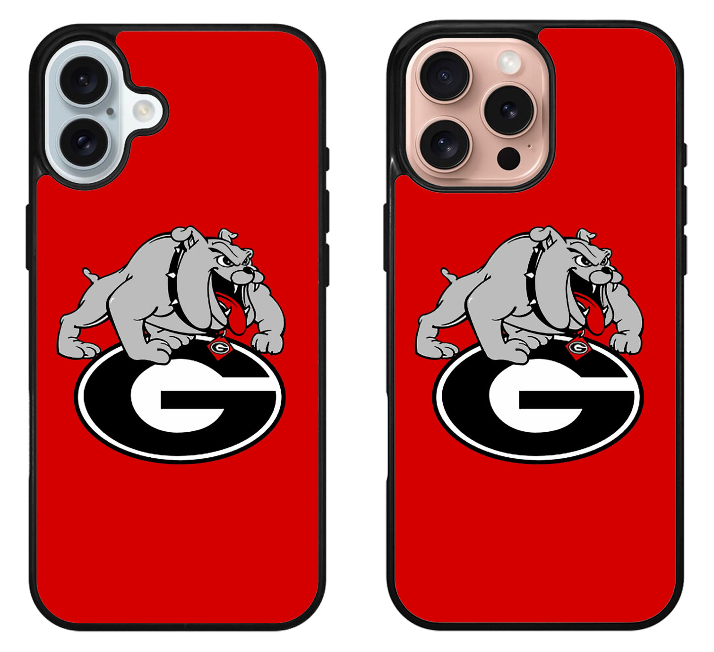 Georgia Bulldogs Red Logo iPhone 16 | 16 Plus | 16 Pro | 16 Pro Max Case