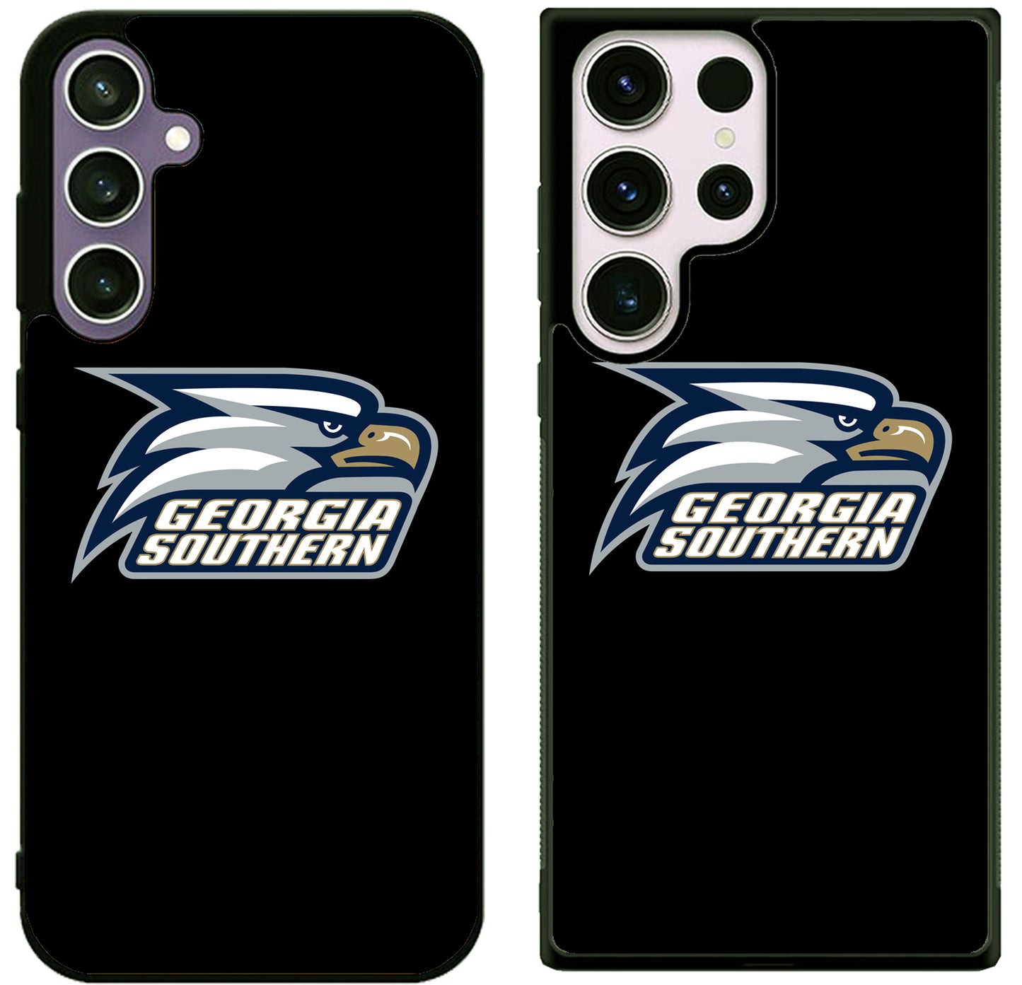 Georgia Southern Eagles Black Samsung Galaxy S25 | S25 Edge | S25 FE | S25 Plus | S25 Ultra Case
