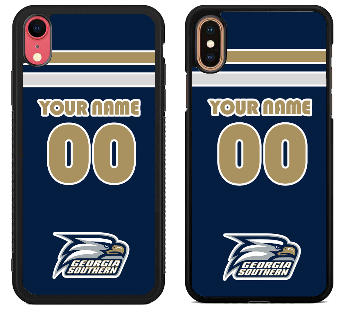 Custom Personalized Georgia Southern Eagles iPhone X | Xs | Xr | Xs Max Case