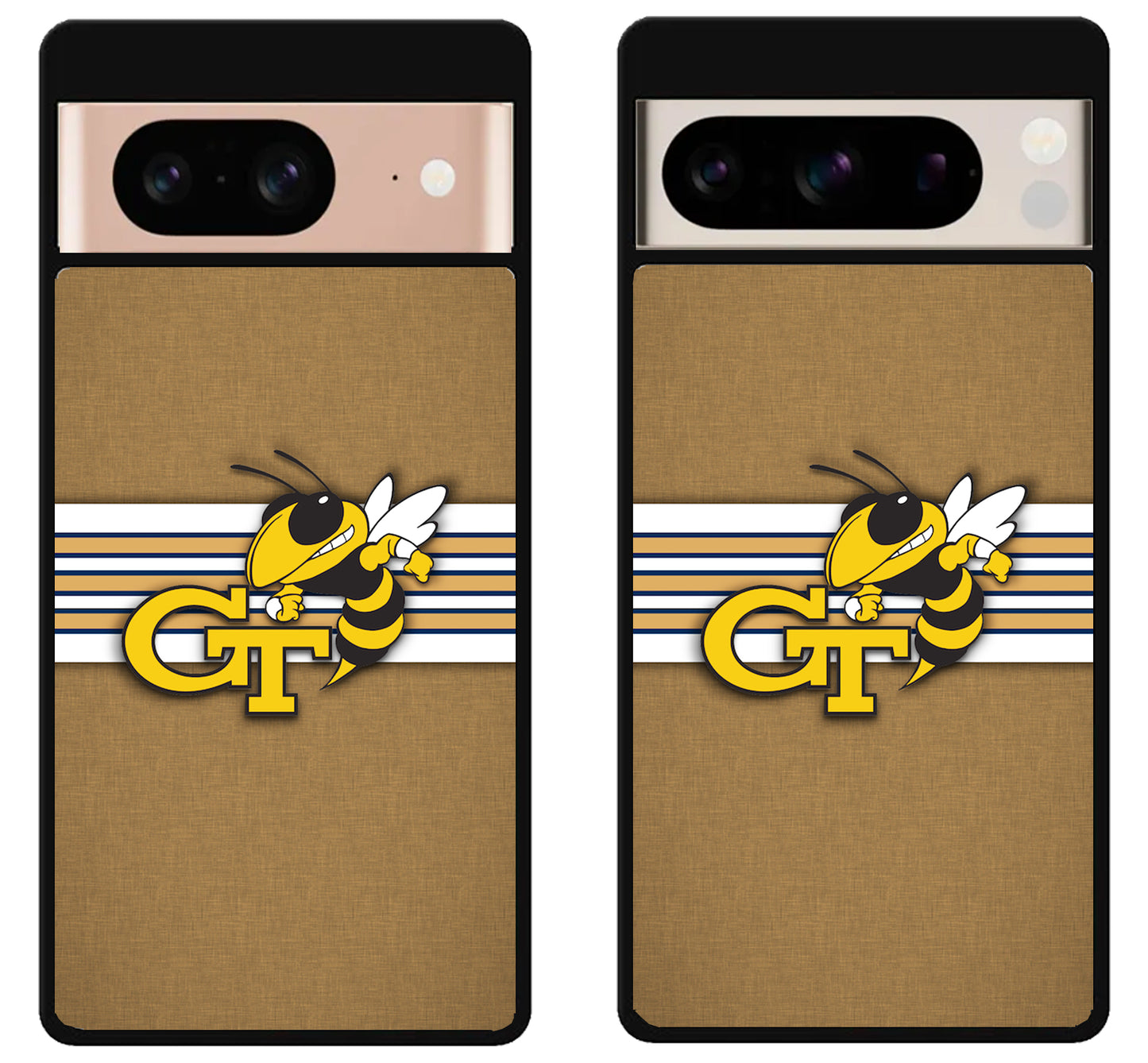 Georgia Tech Yellow Jackets Stripe Google Pixel 8 | 8 Pro Case