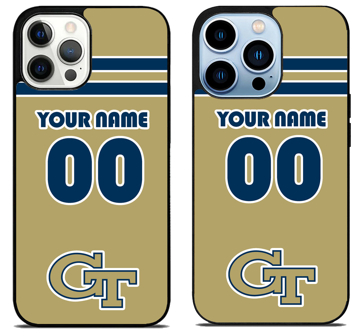 Custom Personalized Georgia Tech Yellow Jackets iPhone 15 Pro | iPhone 15 Pro Max Case