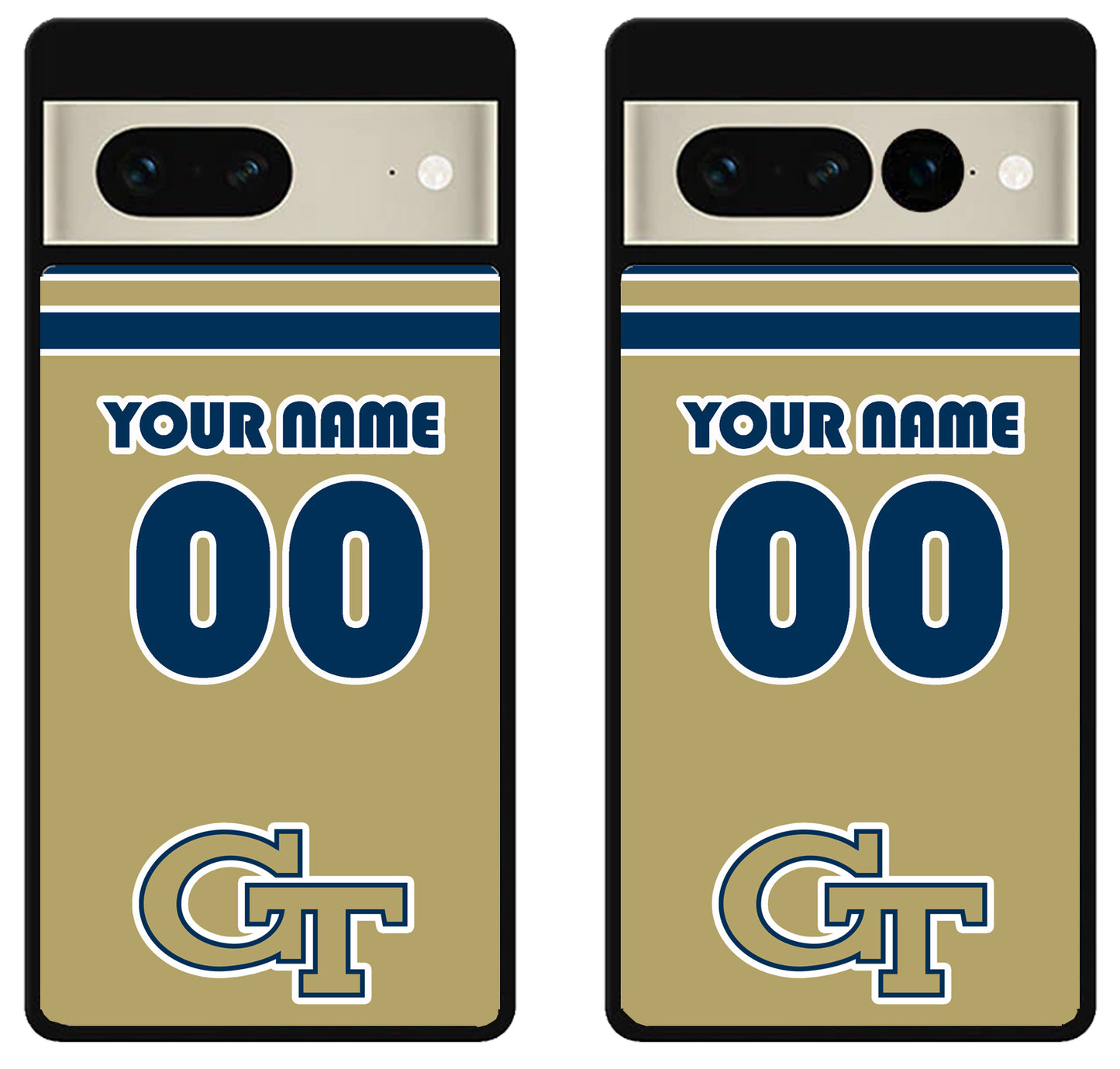 Custom Personalized Georgia Tech Yellow Jackets Google Pixel 7 | 7 Pro Case