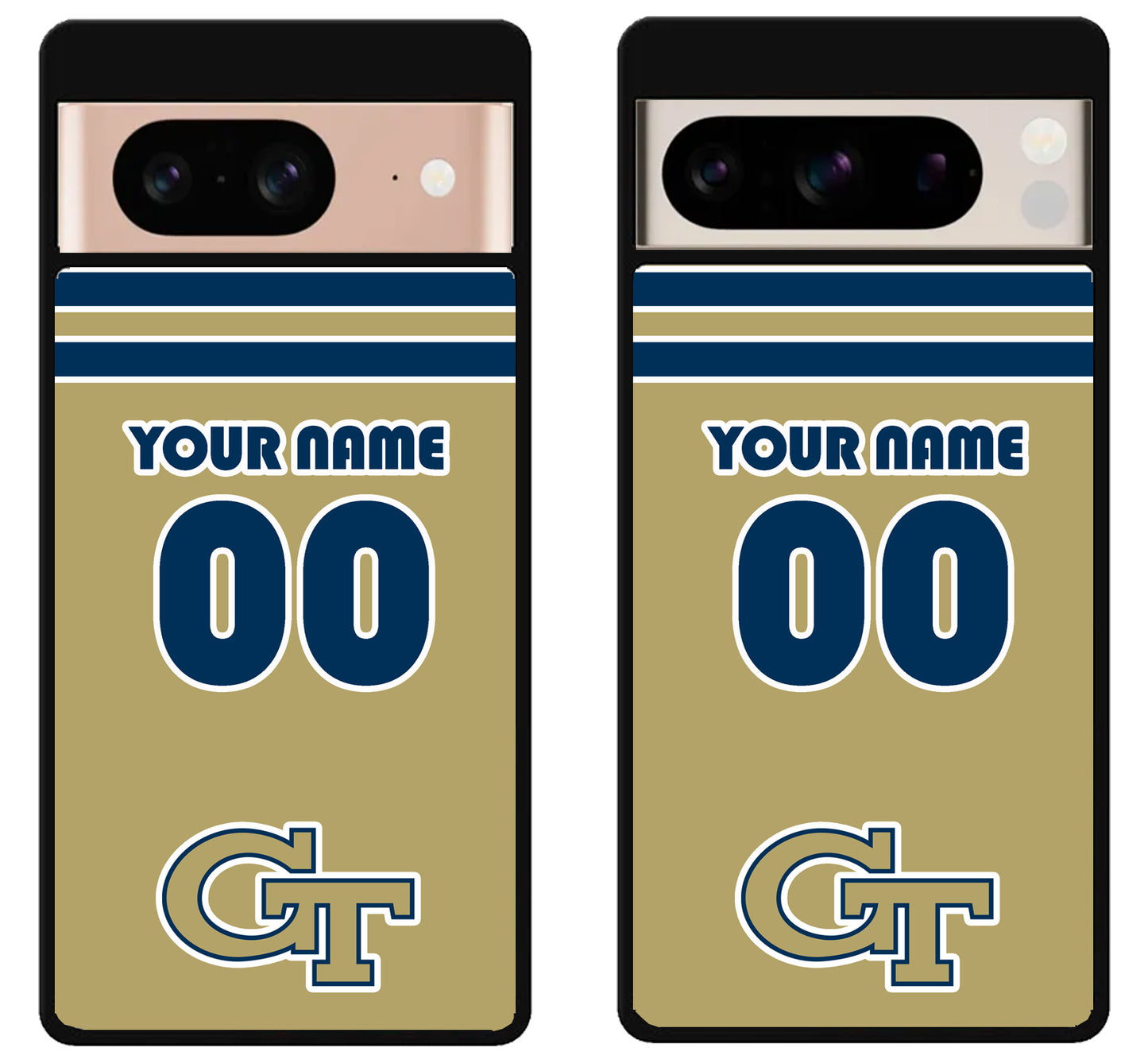 Custom Personalized Georgia Tech Yellow Jackets Google Pixel 8 | 8 Pro Case
