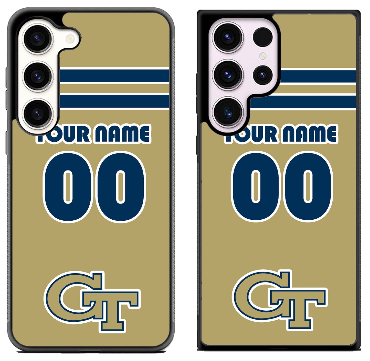 Custom Personalized Georgia Tech Yellow Jackets Samsung Galaxy S23 | S23+ | S23 Ultra Case
