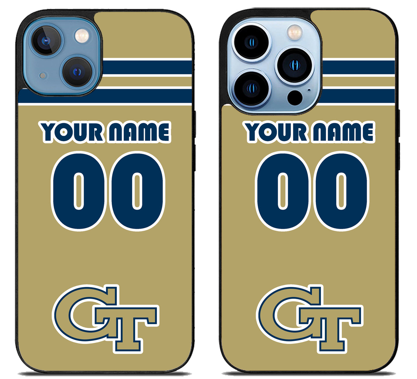Custom Personalized Georgia Tech Yellow Jackets iPhone 13 | 13 Mini | 13 Pro | 13 Pro Max Case